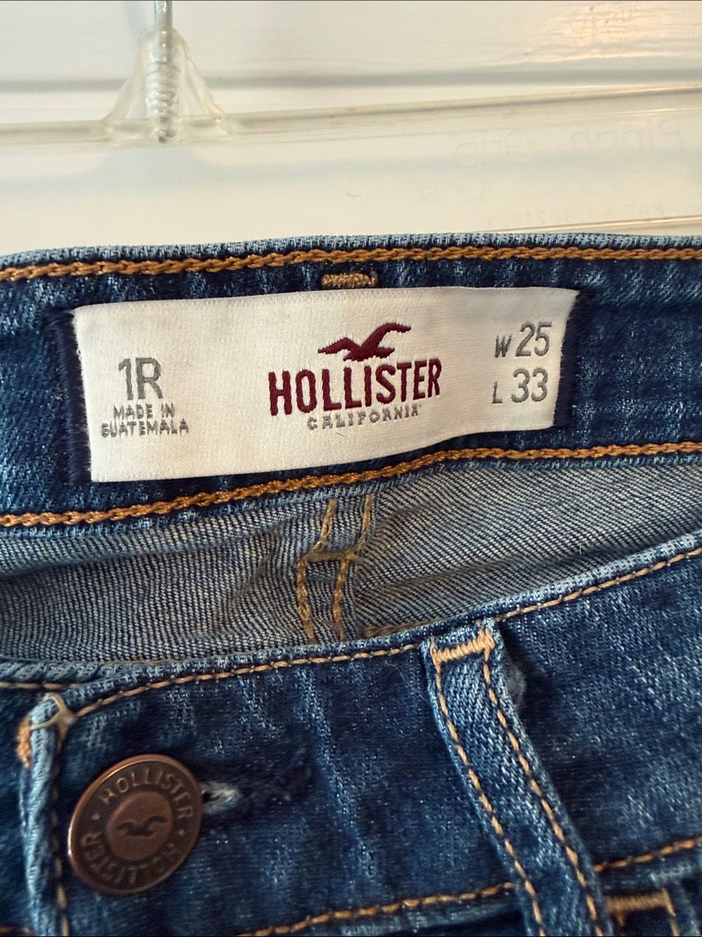 Hollister Women's Medium Blue Flare Jeans - Picture 3 of 5